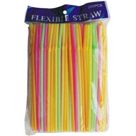 MY IMPORTS 77775 PE Colors Flex Straws in A Bag, 14400PK 77775  (PE)